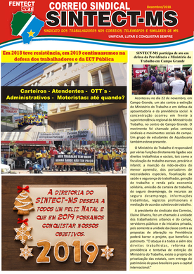 CORREIO SINDICAL DEZEMBRO 2018