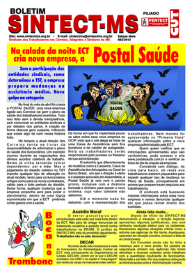 Boletim do Sintect-MS - 270/05/2013