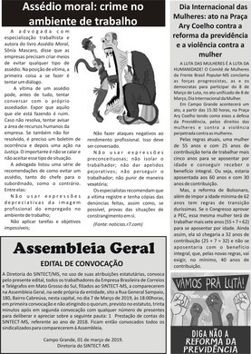 ENCARTE CORREIO SINDICAL 